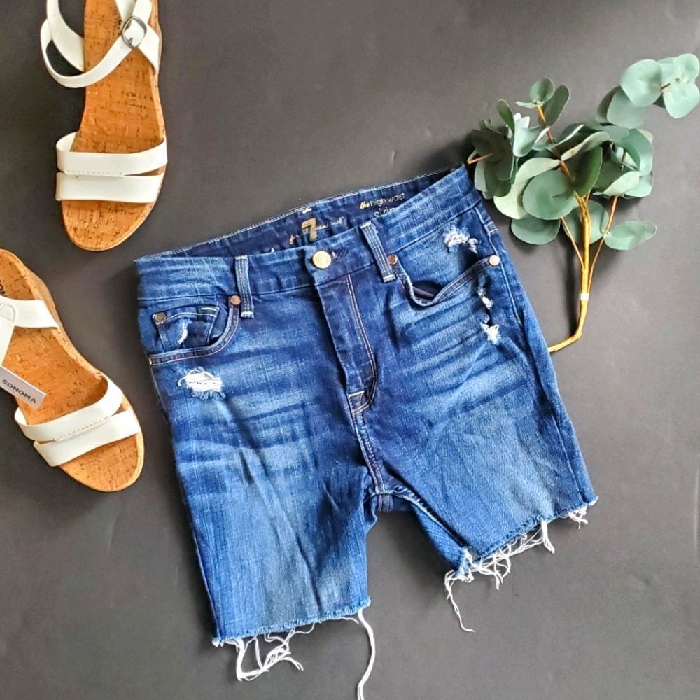 7 for All Mankind Cutoffs